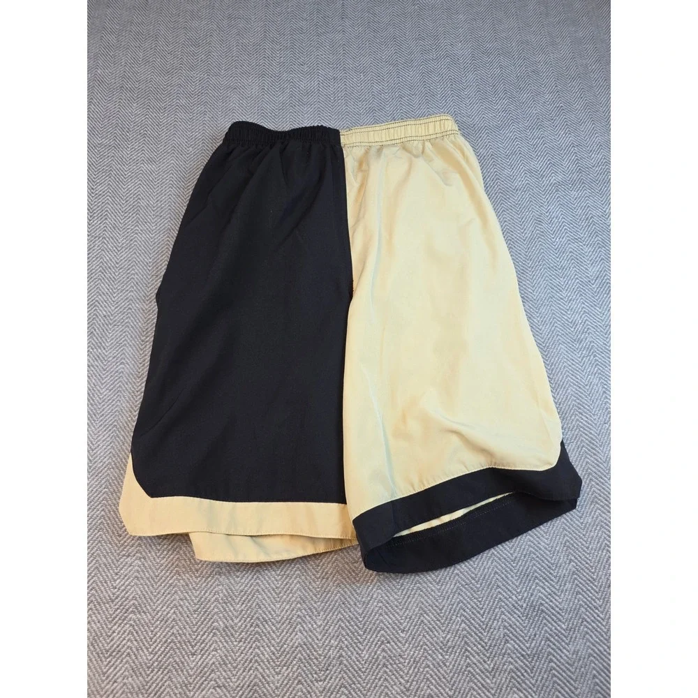 NFL Team Apparel New Orleans Saints Youth Large Black Gold Split Board Shorts